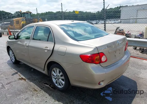 2009 Toyota Corolla Le z USA, uszkodzony, nr VIN 2T1BU40E19C108162
